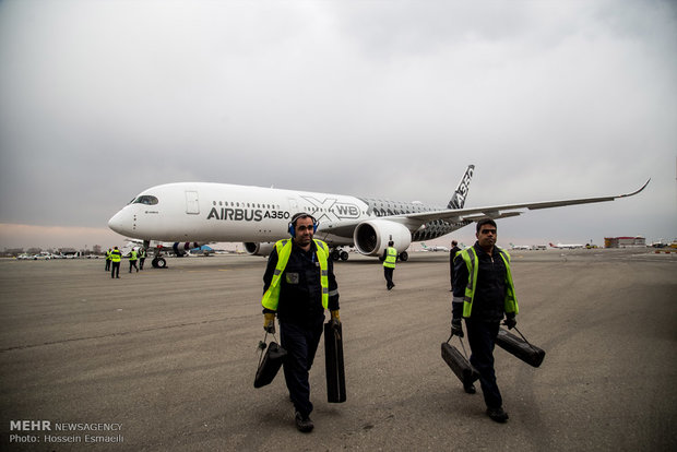 First Airbus A350 lands in Iran