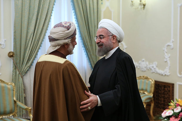 Rouhani receives Omani FM