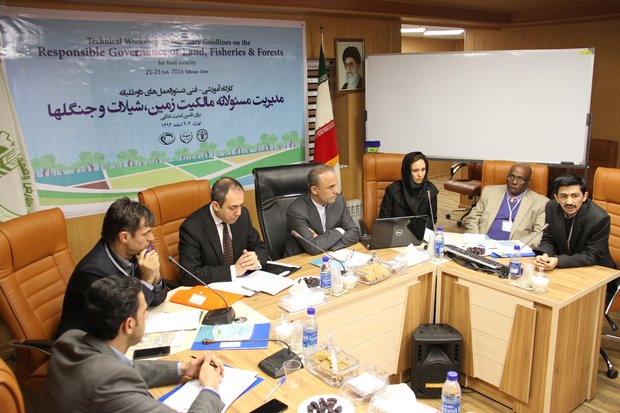 FAO assists Iran on tenure of land, fisheries, forestry