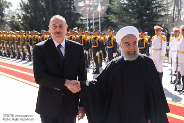 Rouhani welcomes Azeri president 