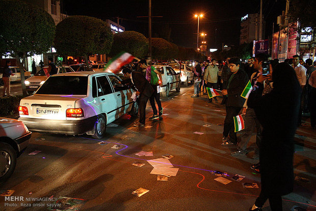 الليلة الأخيرة للحملة الانتخابية في المدن الايرانية