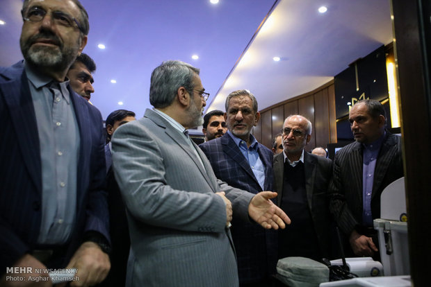 Iran's first VP visits election campaign