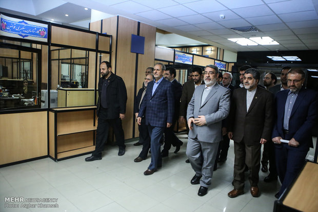 Iran's first VP visits election campaign