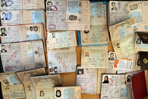 Frames from elections in Tehran