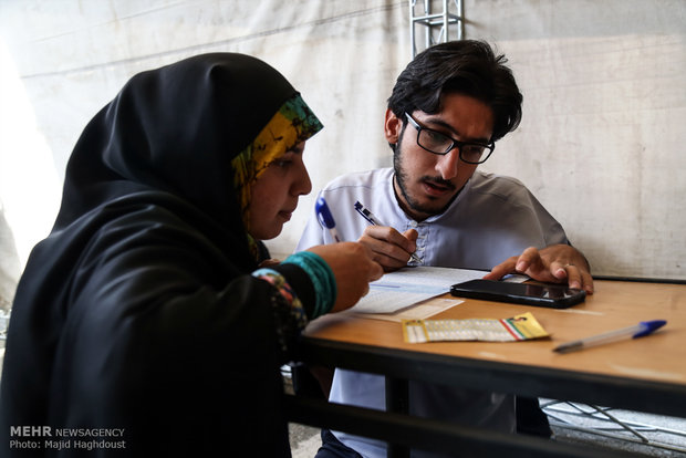 Frames from elections in Tehran