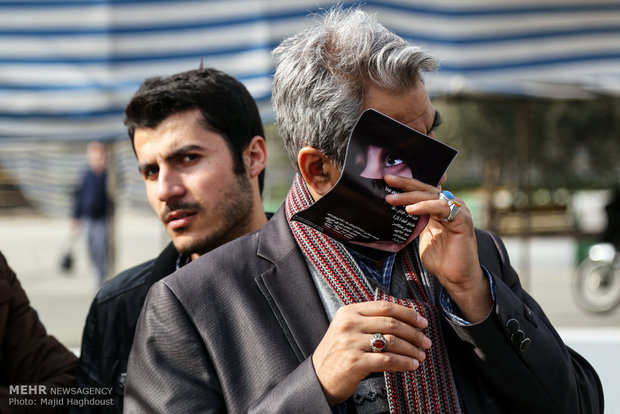 Frames from elections in Tehran