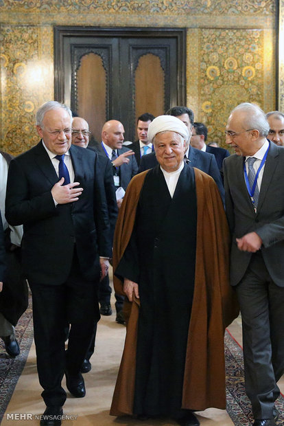 Mehr News Agency - Rafsanjani, Schneider-Ammann meet in Tehran