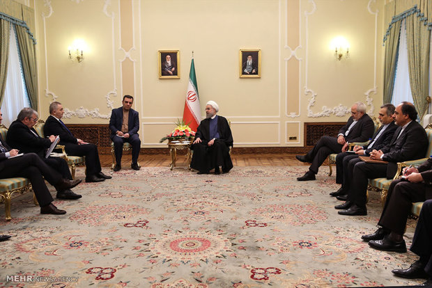 Rouhani meets Romanian FM