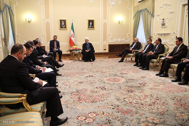 Rouhani meets Romanian FM