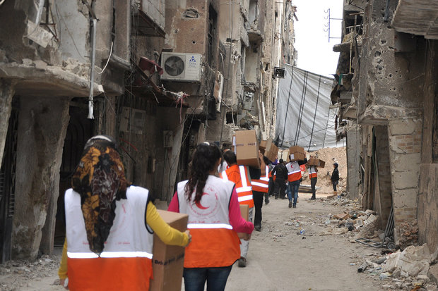 Over 3.5k health packages distributed in Yarmouk camp