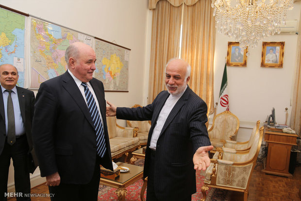 لقاء مساعد وزير الخارجية الايراني ونظيره الروسي