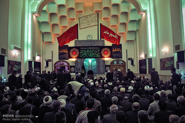 Funeral ceremony of Ayatollah Tabassi