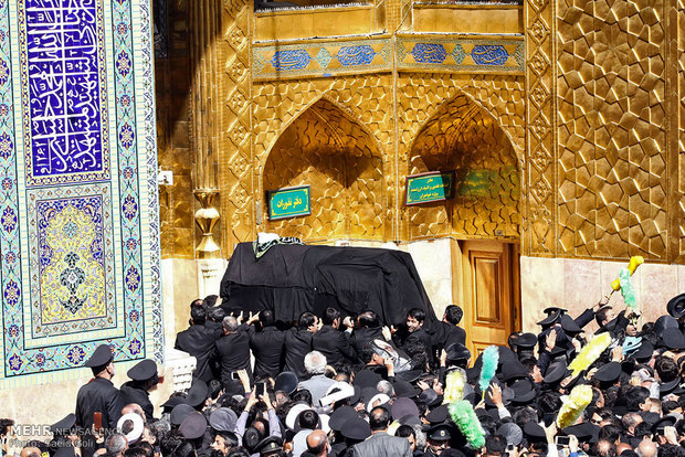 مراسم تشییع پیکر آیت‌الله واعظ‌ طبسی