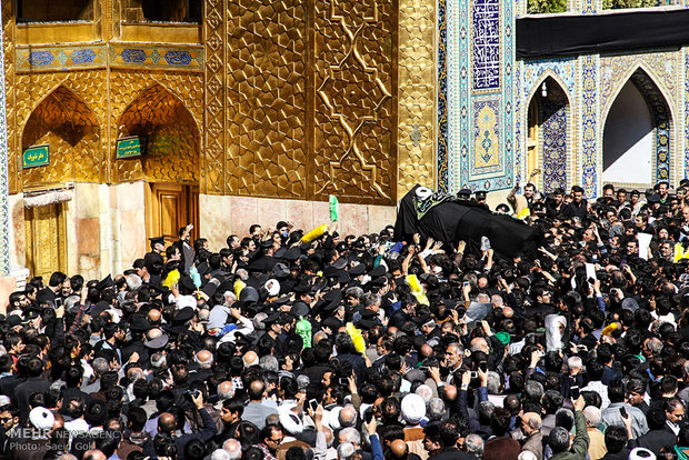 مراسم تشییع پیکر آیت‌الله واعظ‌ طبسی