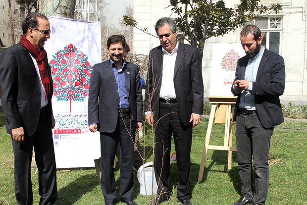 پويش مردمی يک لحظه زندگی با كاشت نهال آغاز شد