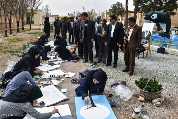 مراسم روز درختکاری در شهرضا اصفهان