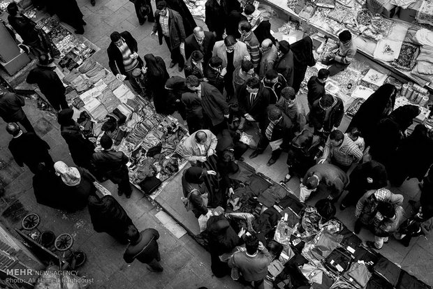 New Year shopping in Tabriz historic bazaar complex