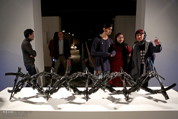 Tehran hosts Belgian pioneer artist's works