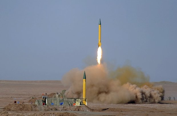 IRGC test fires 2 Qadr H missiles 