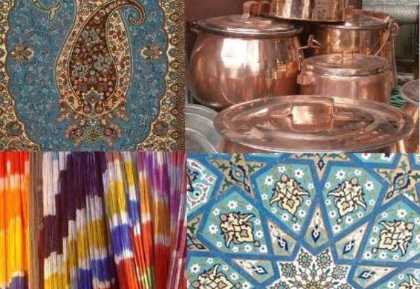 سفر به سرزمین پارچه‌های رنگارنگ/ ترمه سرگل صنایع‌دستی یزد