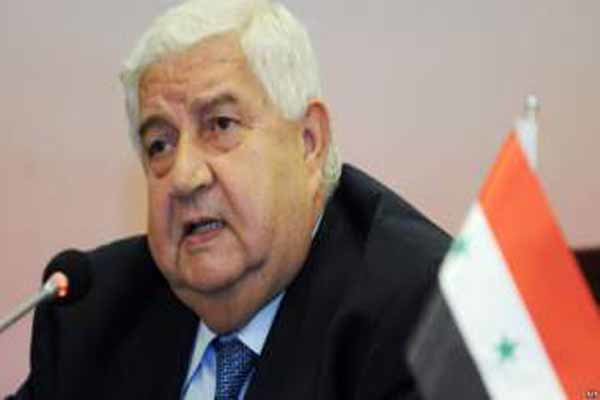 Syrian FM to visit Tehran today to boost bilateral ties