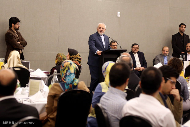 دیدار دکتر ظریف وزیر امور خارجه با ایرانیان مقیم نیوزیلند
