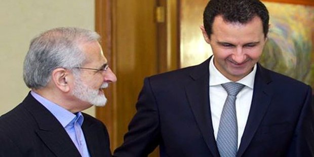 Assad, Kharrazi meet in Damascus