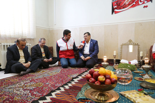 رئیس جمعیت هلال احمر در جمع امدادگران سال نو را آغاز کرد