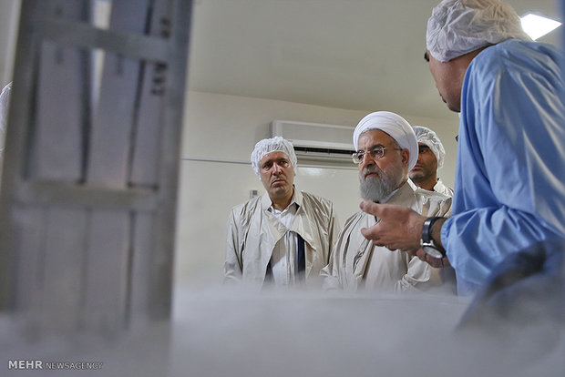 Pres. Rouhani in Kish Island