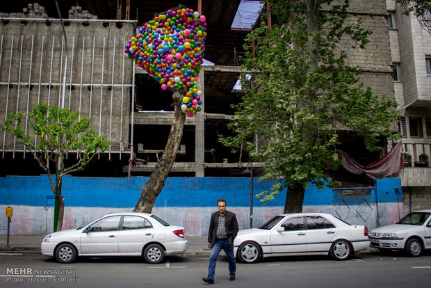 سازه های تجسمی نوروزی در سطح شهر تهران