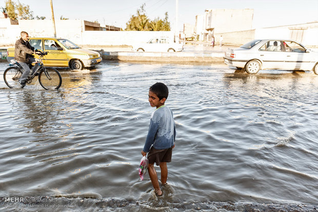 آبگرفتگی معابر شهر زابل استان سیستان و بلوچستان