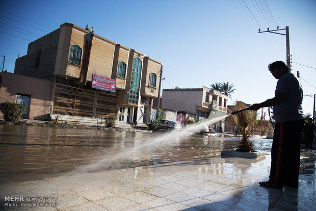 آبگرفتگی معابر شهر زابل استان سیستان و بلوچستان