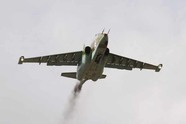 Ukrainian military downs Russian Su-25 in Donetsk region