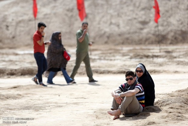 کاروان راهیان نور در شلمچه