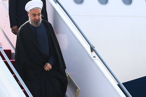Pres. Rouhani returns home