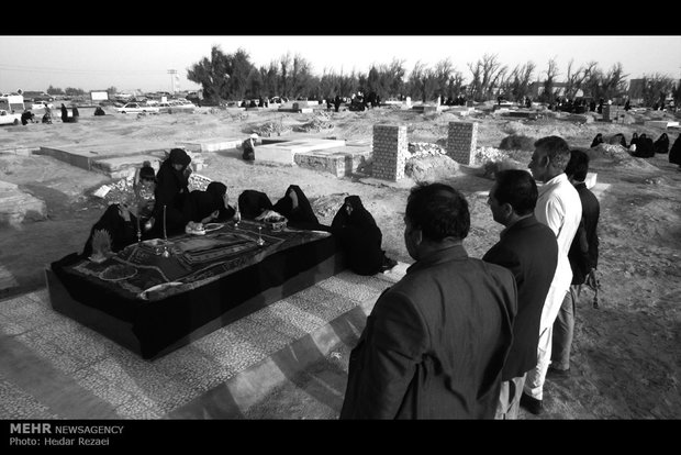 مقبرة شهراديمي في مدينة نيمروز التابعة لمحافظة سيستان وبلوشستان