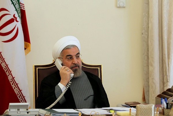 Rouhani phone call to neighbors on Eid al-Fitr