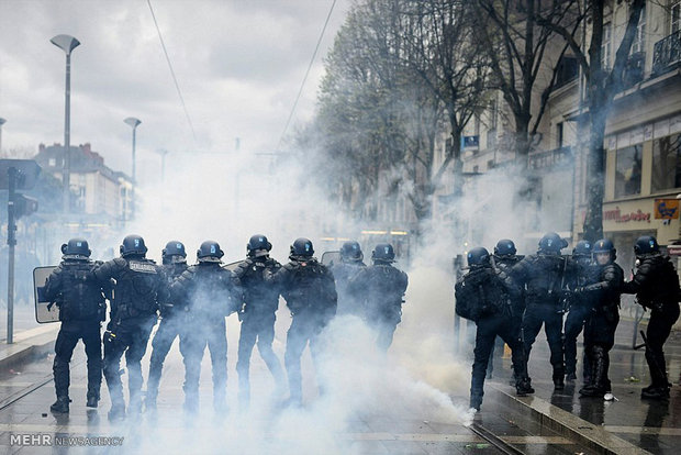 اعتراضات در 200 شهر فرانسه‎