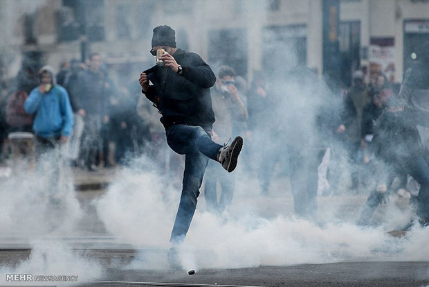 اعتراضات در 200 شهر فرانسه‎