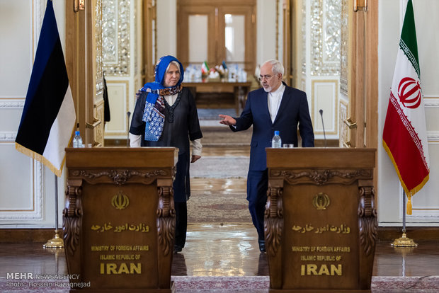 دیدار وزرای امورخارجه ایران و استونی