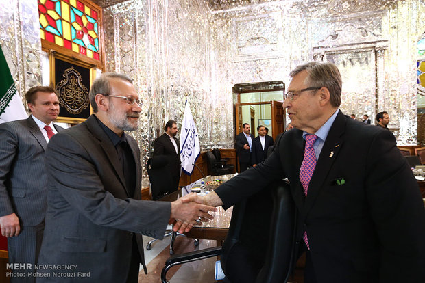 Larijani, Finnish official meet in Tehran
