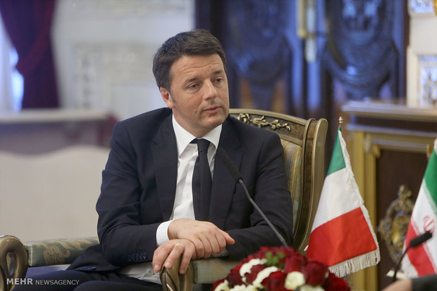 Rafsanjani meets with Italy's PM in Tehran