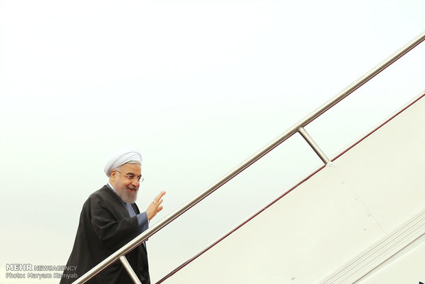 Rouhani leaves for Istanbul