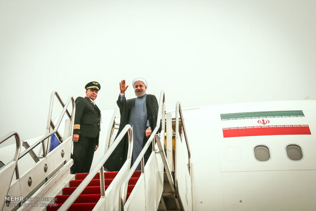 Rouhani leaves for Istanbul