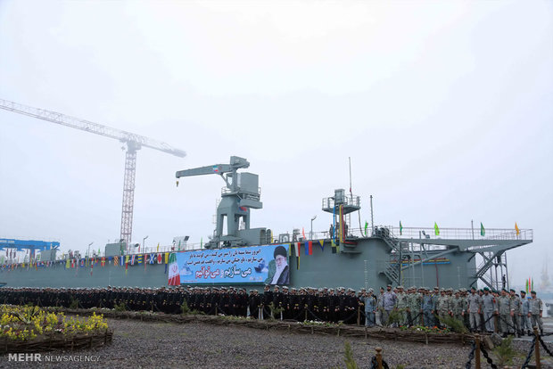 Delivery of Gilan vessel to Navy