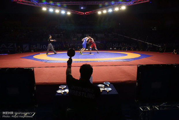 ايران تتوج بلقب بطولة تختي الدولية للمصارعة االرومانية