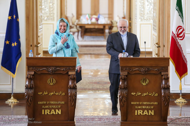 Zarif, Mogherini presser