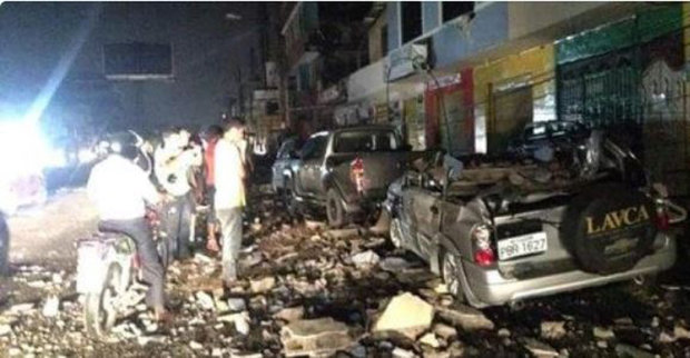 ایکواڈورمیں زلزلے سے ہلاکتوں کی تعداد 233 ہوگئی