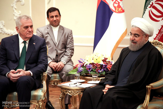 Rouhani meets with Serbian counterpart in Tehran