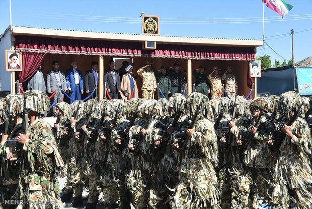 Iran Army Day parade in Shahreza